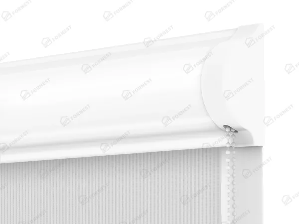 Roleta SWING - deň a noc - látka Bahama 1821 - svetlo sivá 3