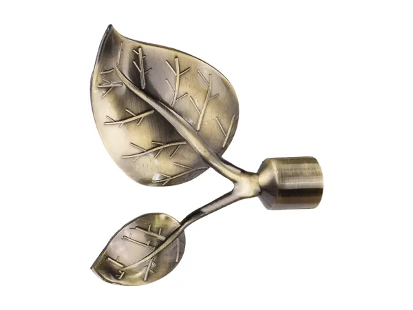 Garniža 16x16mm - 2rady - LIST VEĽKÝ - antik 2