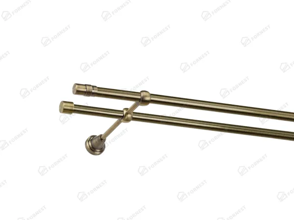 Garniža 16x16mm - 2rady - CYLINDER - antik 1