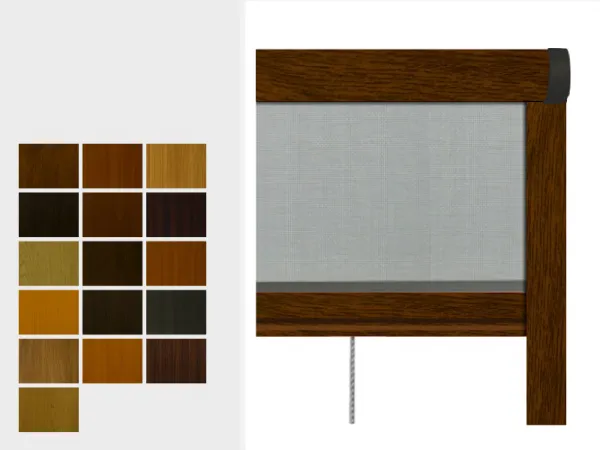 Sieťky na STREŠNÉ OKNO - rolovanie z hora - renolit