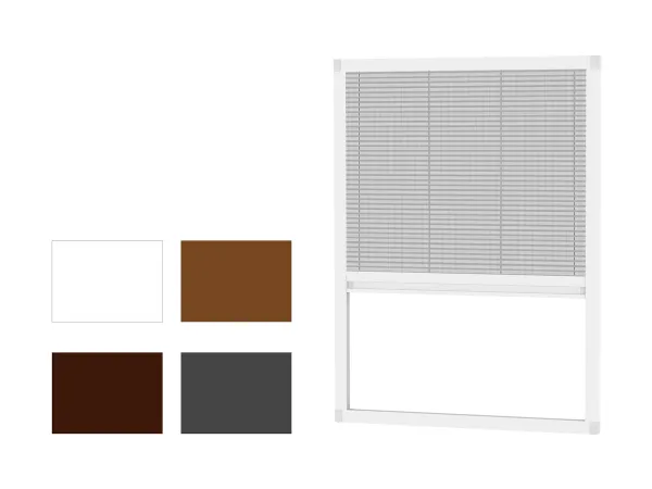 Sieťky proti hmyzu na OKNO - PLISSÉ LITE2 - bežné odtiene