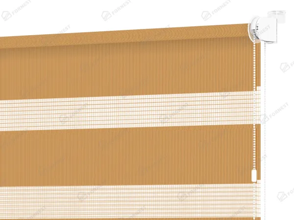 Roleta MINI - deň a noc - látka Miami 1304 - hlinená