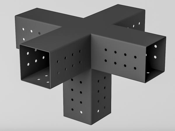 Kovanie - päťuzlové (stred s 2stranným priečnikom)