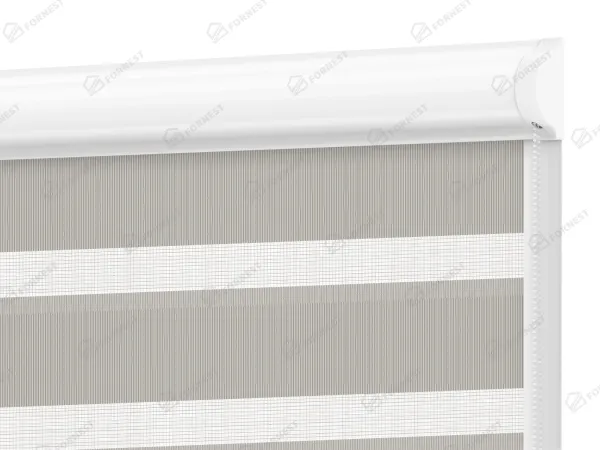 Roleta SWING - deň a noc - látka Bahama 1806 - sivá