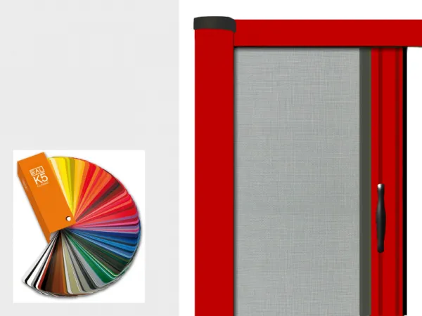 Sieťky na DVERE - rolovacie - farby RAL