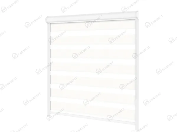 Roleta SWING LITE - deň a noc - látka Maurícius 62 - slonová kosť 1