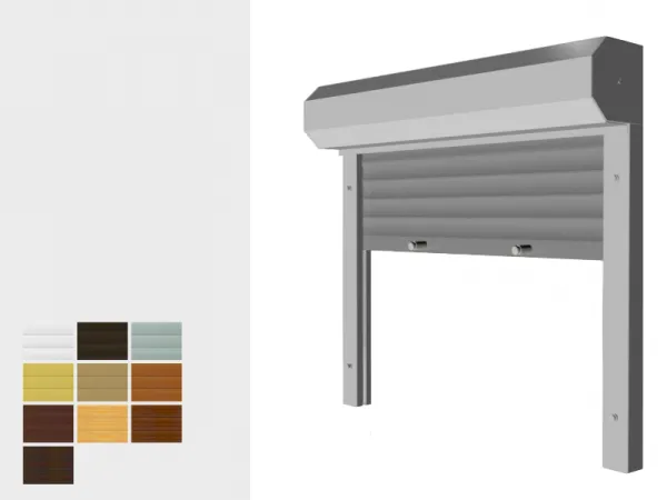 Plastové rolety BOX 170mm - výška do 2500mm - RUČNÉ OVLÁDANIE