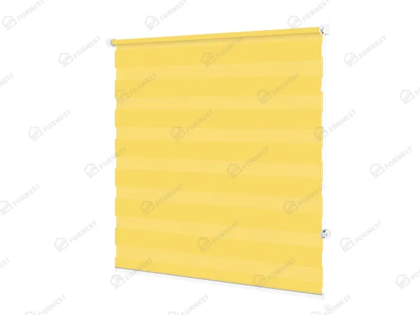 Roleta MINI - deň a noc - látka Zakynthos 15 - žltá 2