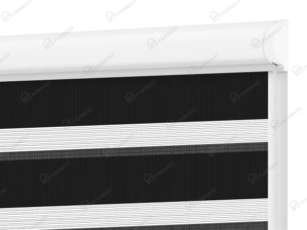 Roleta SWING LITE - deň a noc - látka Miami 1308 - čierna