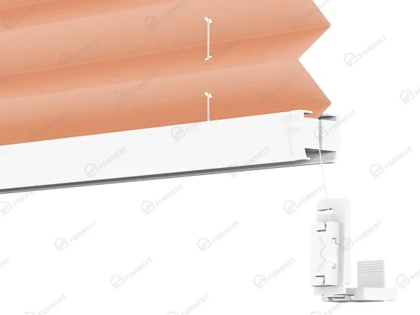 Plisé rolety LUX - látka Coral 11074 - PEARL 4