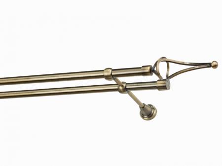 Garniža 19x19mm - 2rady - FALIST - antik 1