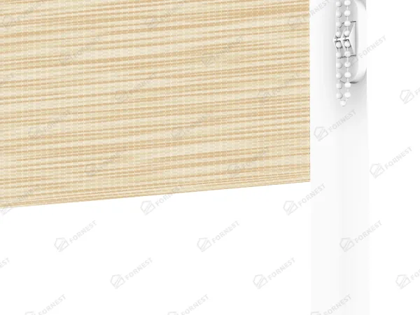 Roleta SWING LITE - deň a noc - látka Maurícius 63 - svetlo žltá (borovica) 4