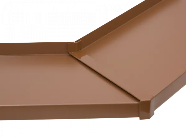 Hliníková spojka - 135° - nos 25mm - hnedá RAL 8003 1