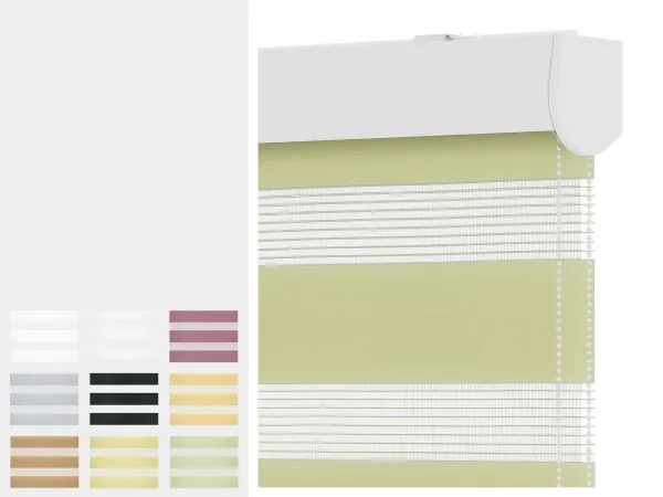 Roleta NOBLE - deň a noc - látka STANDARD