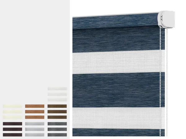 Roleta SOLID S - deň a noc - látka OLYMPOS