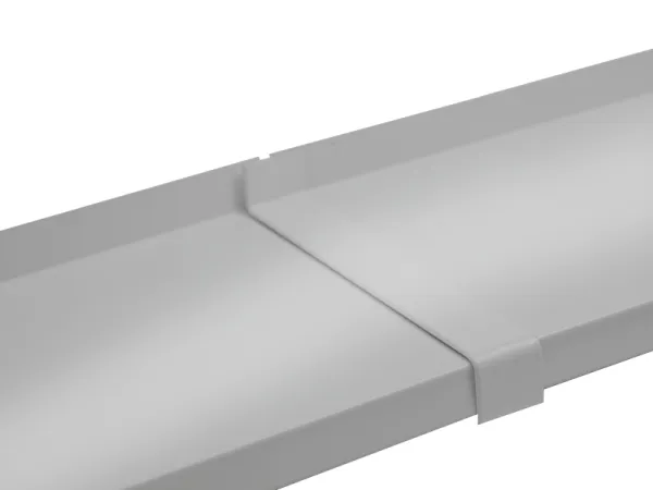 Hliníková spojka - priama - nos 25mm - strieborná RAL 9006 1