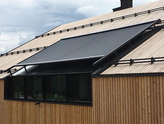 Strešná roleta s lištami HRV80 - screen zip 1