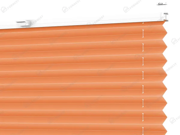 Plisé rolety LUX - látka Orange juice 11075 - PEARL