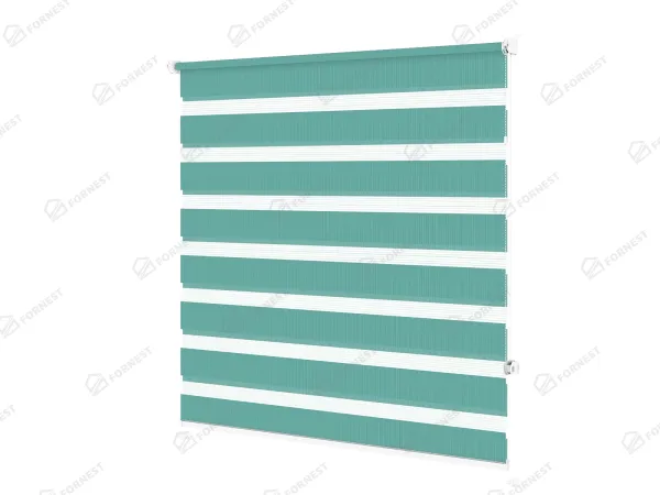 Roleta MINI - deň a noc - látka Bahama 1809 - smaragdová 1