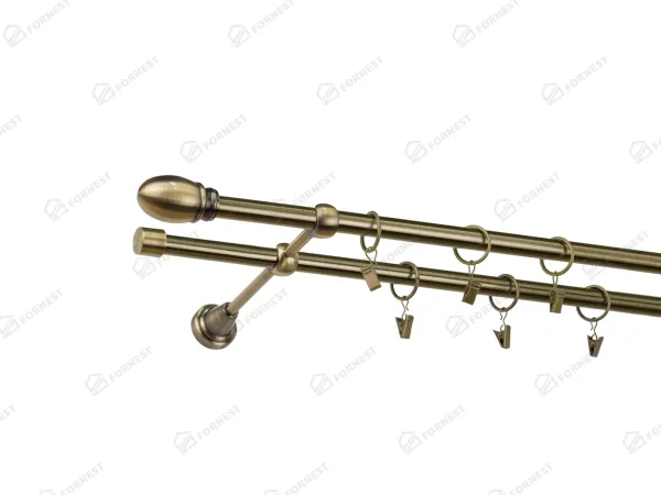 Garniža 16x16mm - 2rady - BELUNO - antik