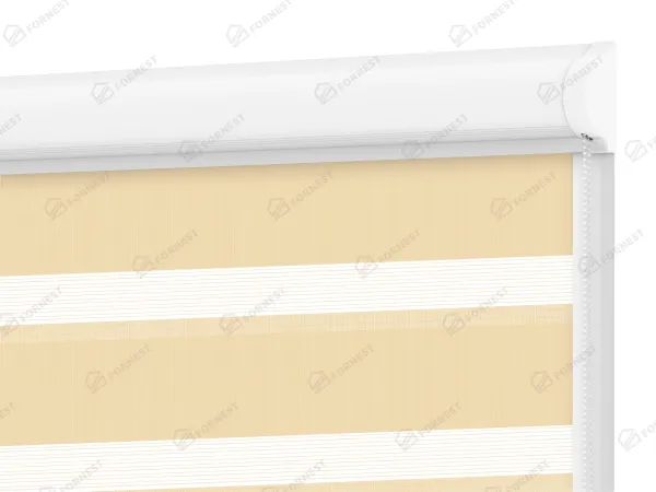 Roleta SWING LITE - deň a noc - látka Zakynthos 05 - croissant