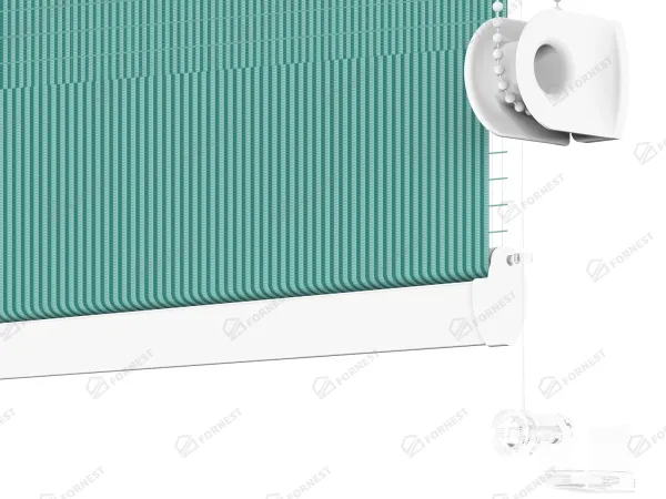 Roleta MINI - deň a noc - látka Bahama 1809 - smaragdová 4