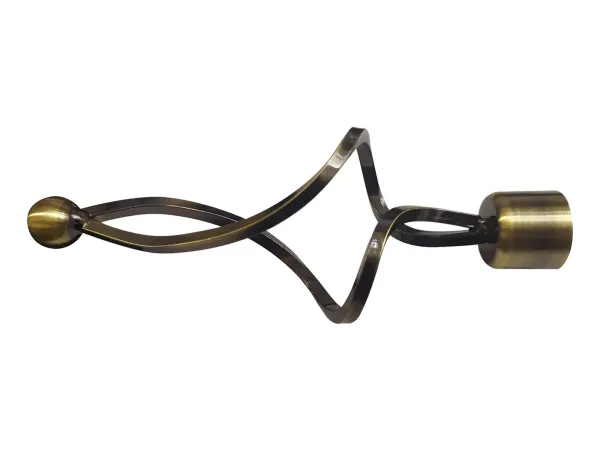 Garniža 16x16mm - 2rady - FALIST - antik 2