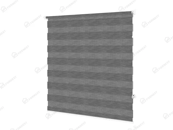 Roleta MINI - deň a noc - látka Maurícius 70 - antracit 2