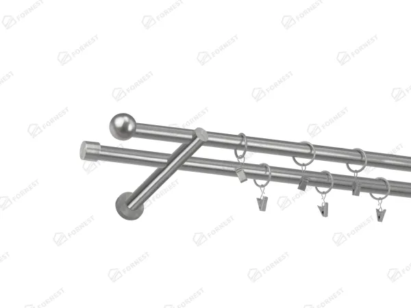 Garniža 19x19mm - 2rady - BOLOGNA - satin