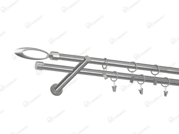 Garniža 19x19mm - 2rady - VENEZIA - satin