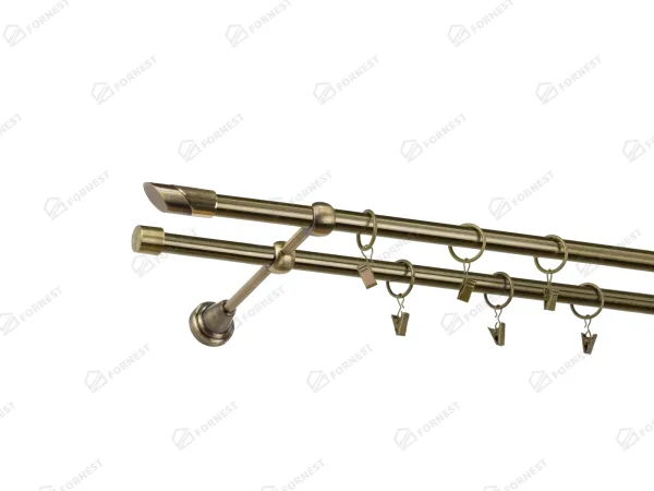 Garniža 16x16mm - 2rady - PIZA - antik