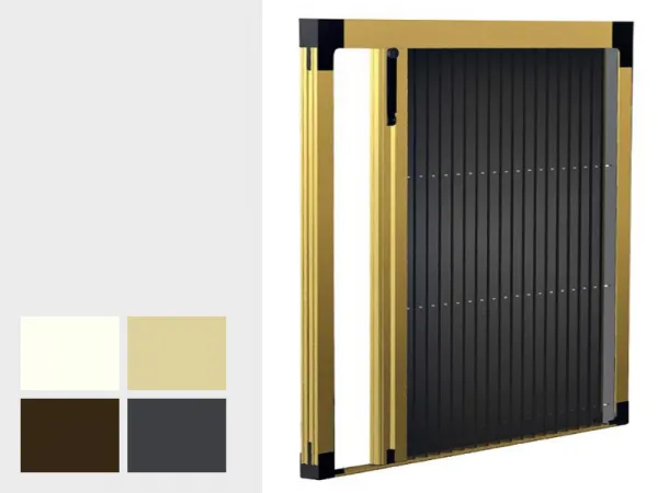 Sieťky na DVERE - PLISÉ jednostranné - bežné odtiene