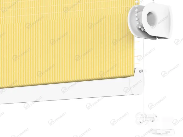 Roleta MINI - deň a noc - látka Bahama 1801 - vanilková 4