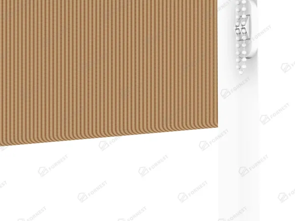 Roleta SWING - deň a noc - látka Miami 1305 - mliečna čokoláda 4