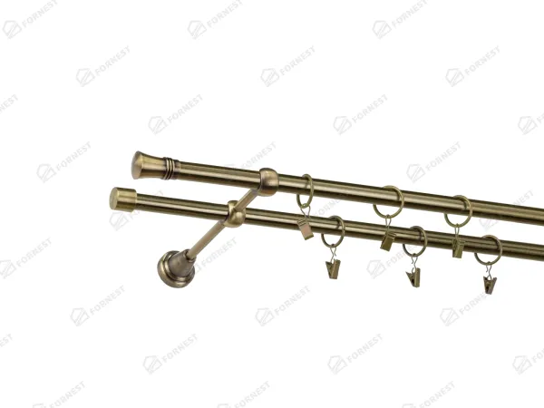 Garniža 16x16mm - 2rady - CAPRI - antik