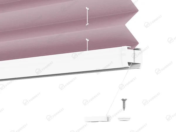 Plisé rolety LUX - látka Fuchsia 11077 - PEARL 7