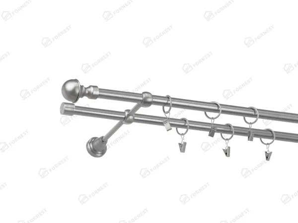 Garniža 16x16mm - 2rady - BOSTON - satin