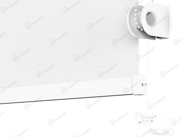 Roleta MINI - látka Madagaskar 051 - biela - (zatemňujúca) 3