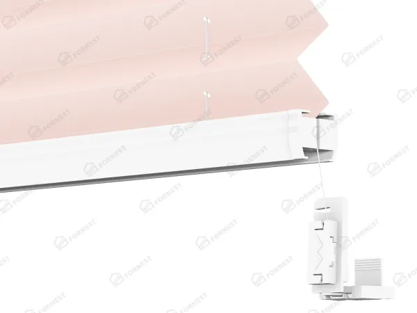 Plisé rolety LUX - látka Lovely rose 11241 - BLACKOUT (zatemňujúca) 4