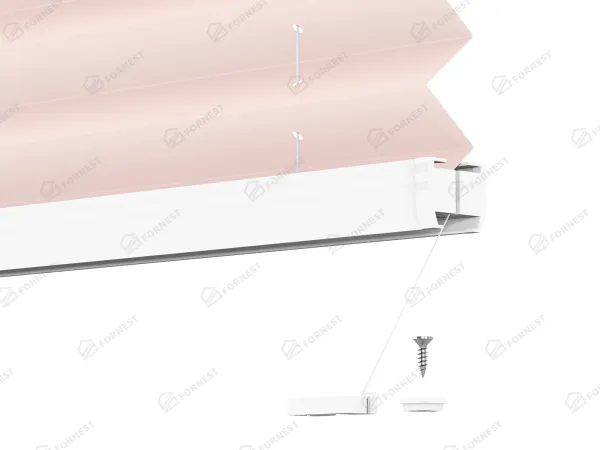 Plisé rolety LUX - látka Lovely rose 11241 - BLACKOUT (zatemňujúca) 7