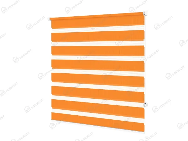 Roleta MINI - deň a noc - látka Bahama 1802 - oranžová 1