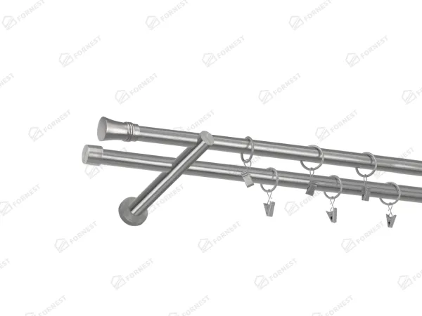 Garniža 19x19mm - 2rady - CAPRI - satin