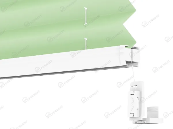 Plisé rolety LUX - látka Glam green 11068 - PEARL 4