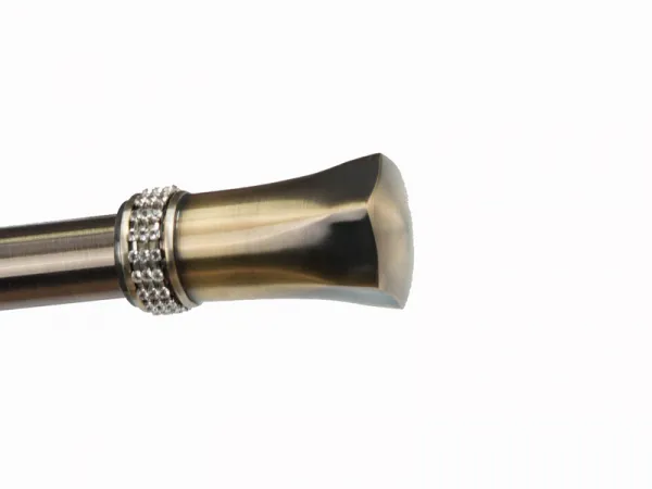 Garniža 25x16mm - 2rady - PLUTON CRYSTAL - antik 4