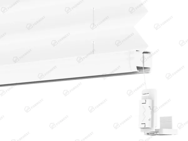 Plisé rolety LUX - látka Blossom white 11061- PEARL 4