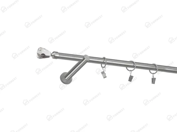 Garniža 19mm - 1rad - CRYSTAL CONE - satin