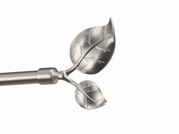 Garniža 25x16mm - 2rady - LIST VEĽKÝ satin 4