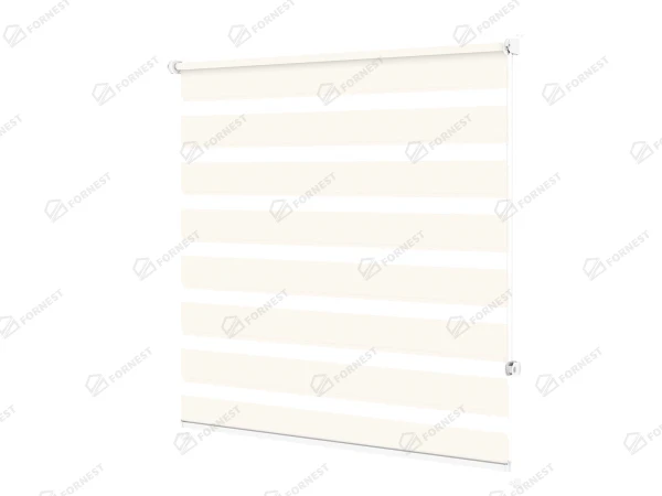 Roleta MINI - deň a noc - látka Zakynthos 03 - slonová kosť 2