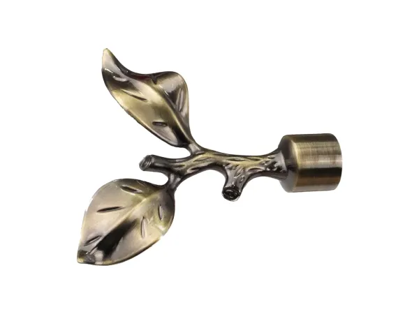 Garniža 16x16mm - 2rady - LIST ROSE - antik 2