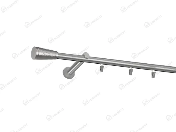 Garniža 19mm - drážková tyč - 1rad - SEVILLA - satin